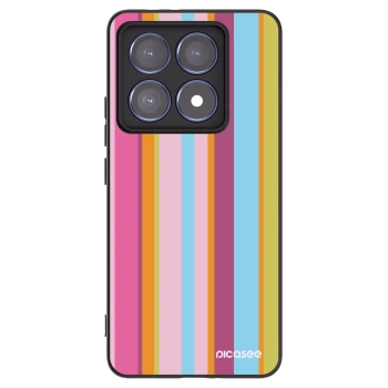 Picasee silikonowe czarne etui na Xiaomi 14T Pro - Golden hour
