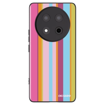 Picasee silikonowe czarne etui na Honor Magic7 Lite 5G - Golden hour