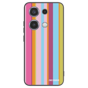 Picasee silikonowe czarne etui na Xiaomi Redmi Note 14S - Golden hour