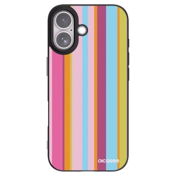 Picasee silikonowe czarne etui na Apple iPhone 17 - Golden hour