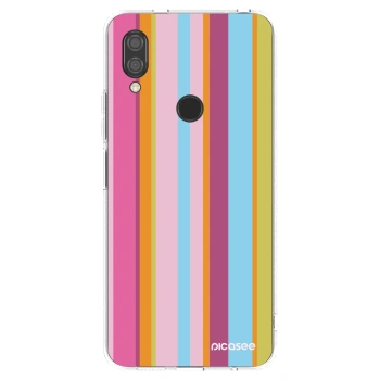 Picasee silikonowe przeźroczyste etui na Xiaomi Redmi 7 - Golden hour