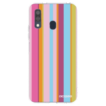Picasee silikonowe przeźroczyste etui na Samsung Galaxy A40 A405F - Golden hour