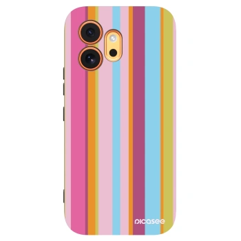 Picasee silikonowe czarne etui na Honor 600 - Golden hour