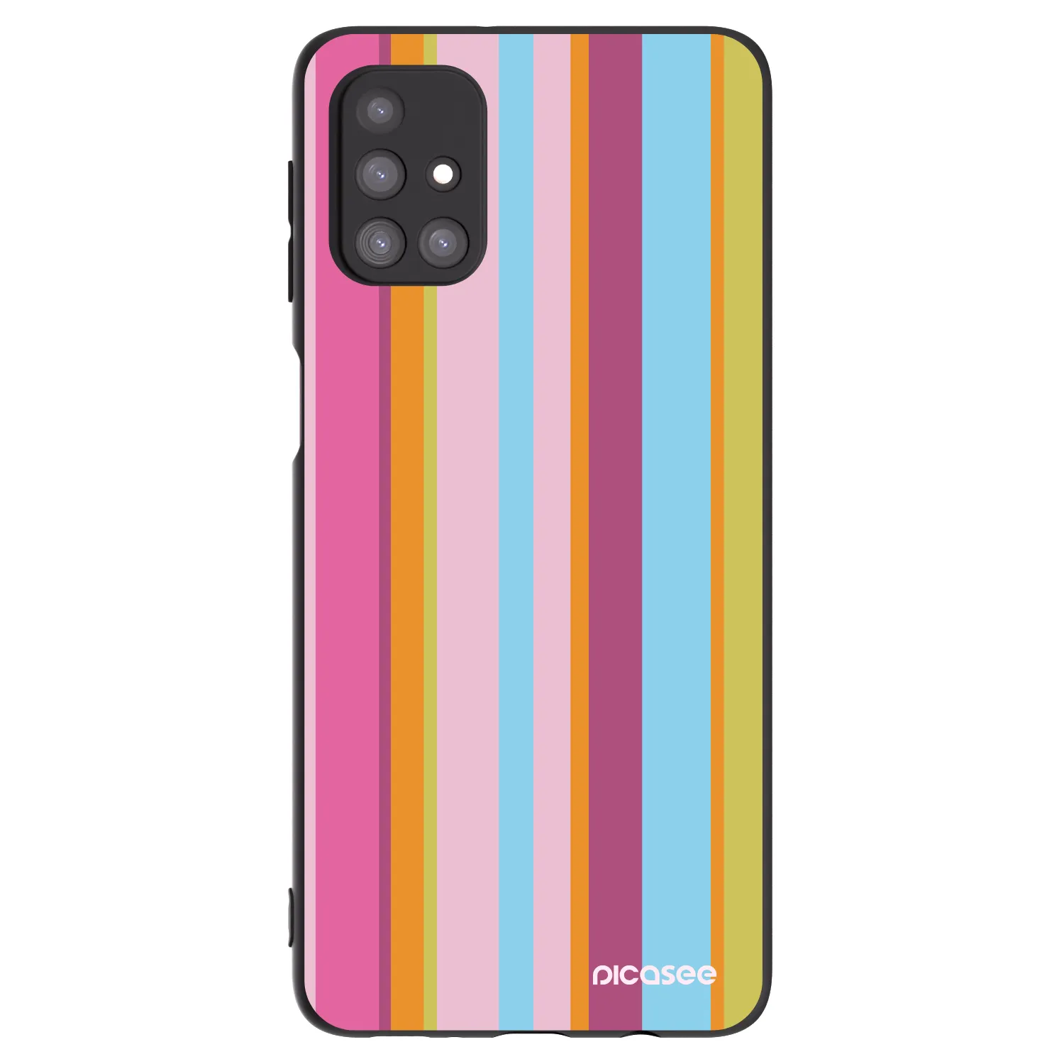 Picasee silikonowe czarne etui na Samsung Galaxy M31s - Golden hour
