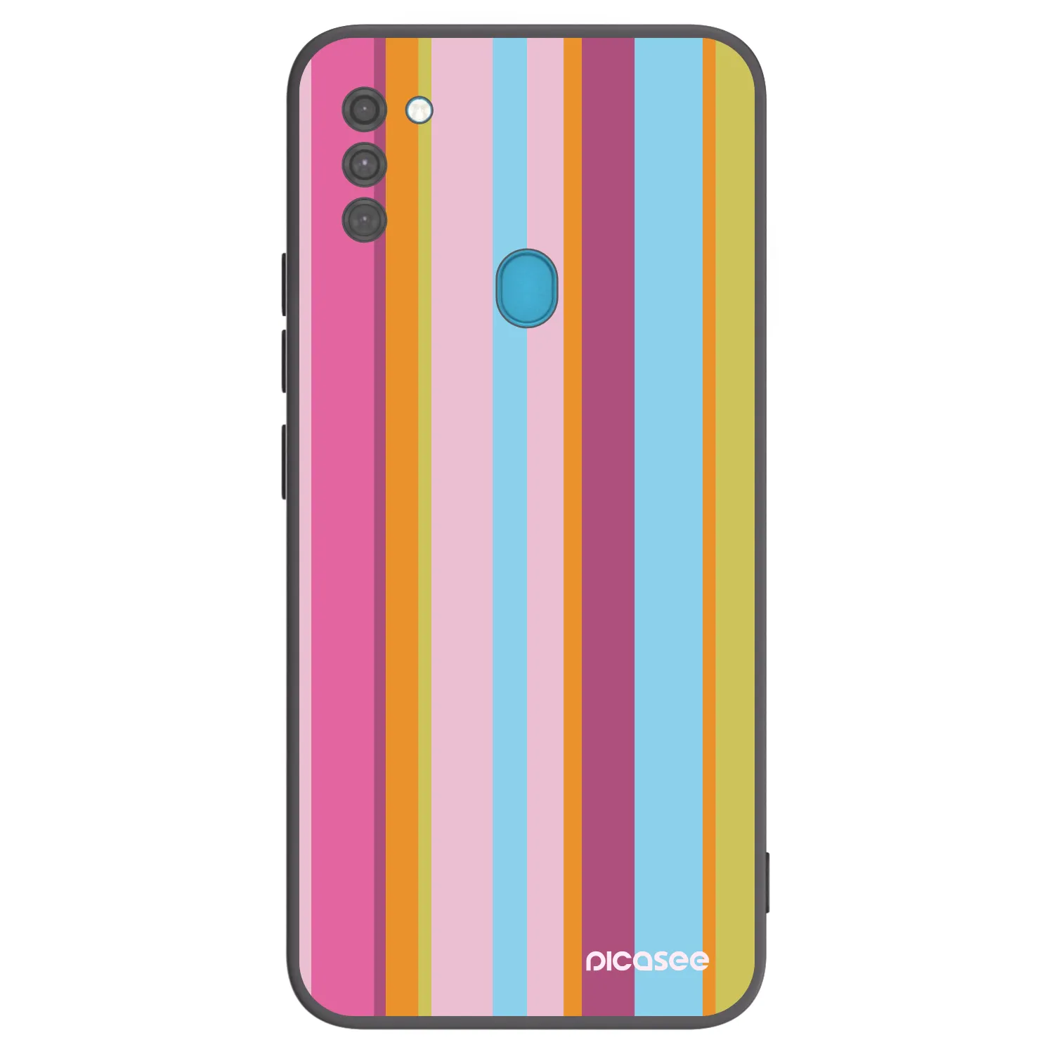 Picasee silikonowe czarne etui na Samsung Galaxy M11 - Golden hour