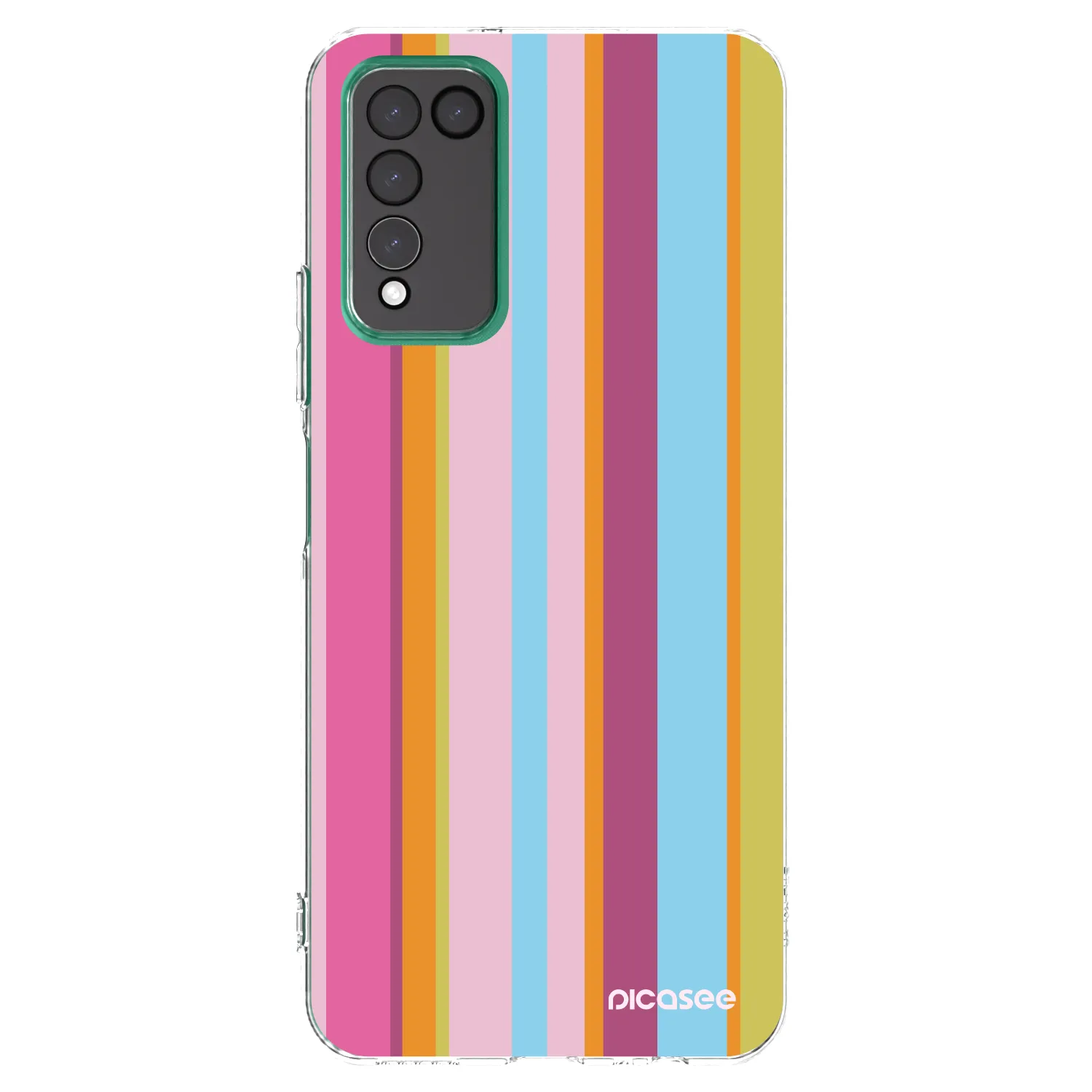 Picasee silikonowe przeźroczyste etui na Honor 10X Lite - Golden hour