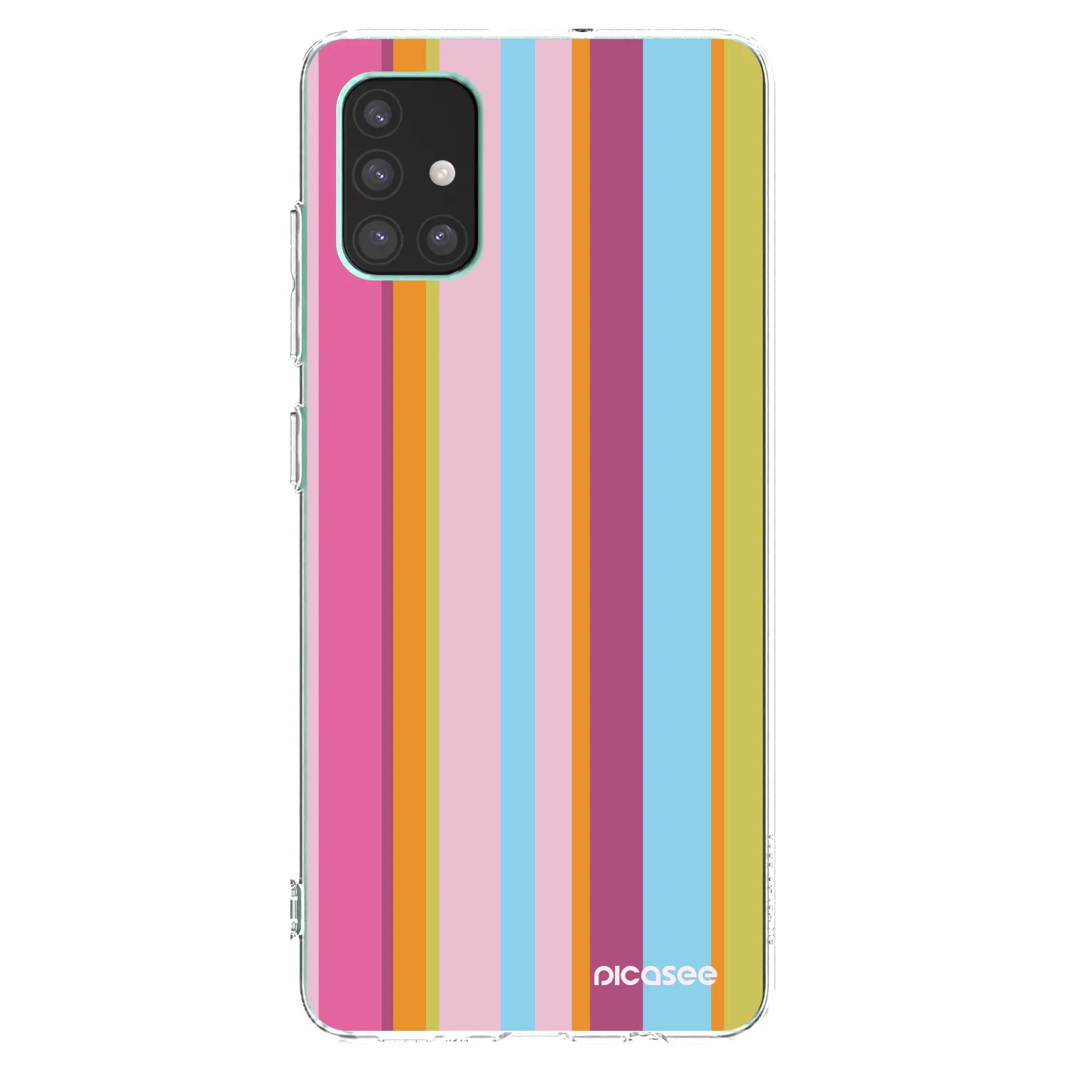 Picasee silikonowe przeźroczyste etui na Samsung Galaxy M51 M515F - Golden hour