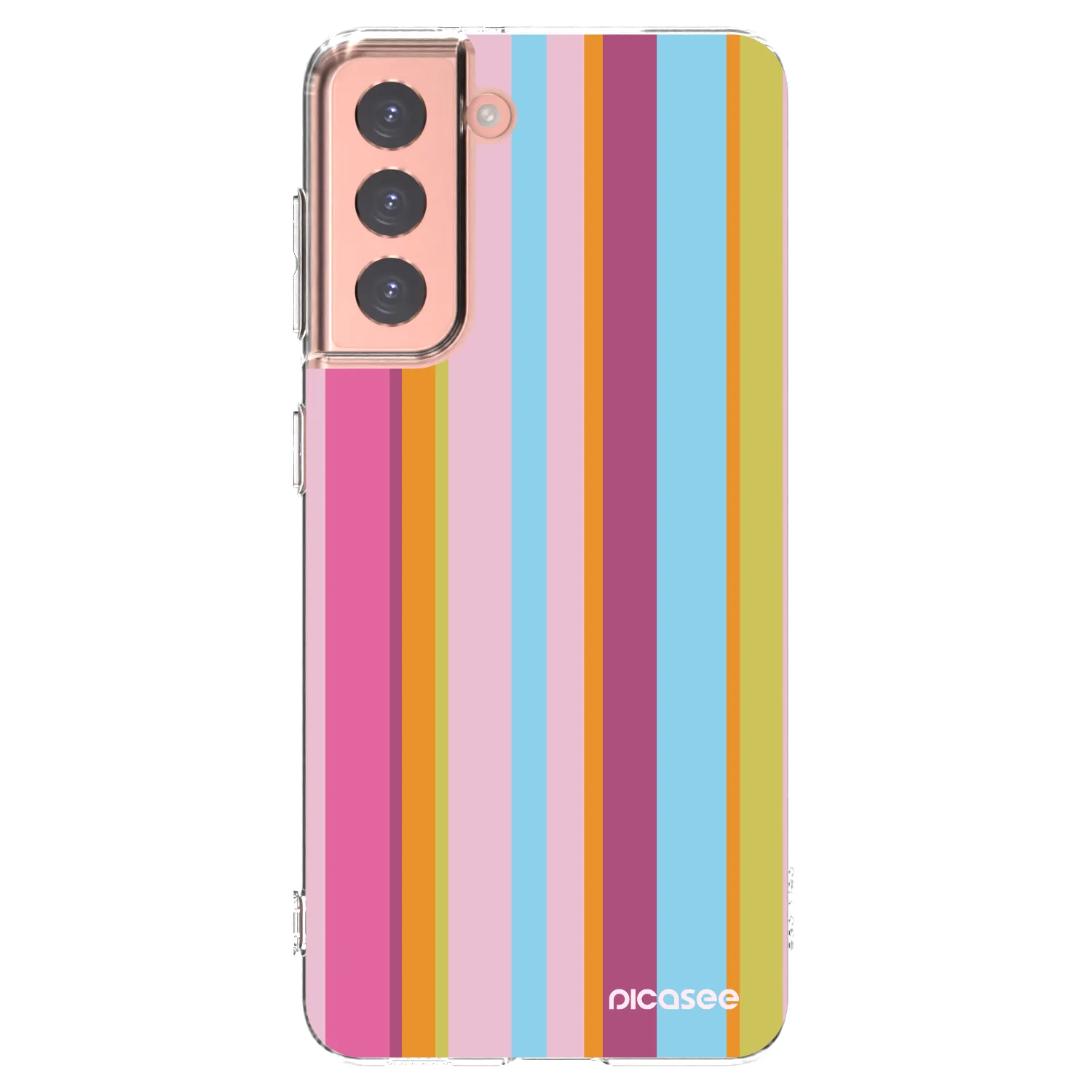 Picasee silikonowe przeźroczyste etui na Samsung Galaxy S21 5G G991B - Golden hour