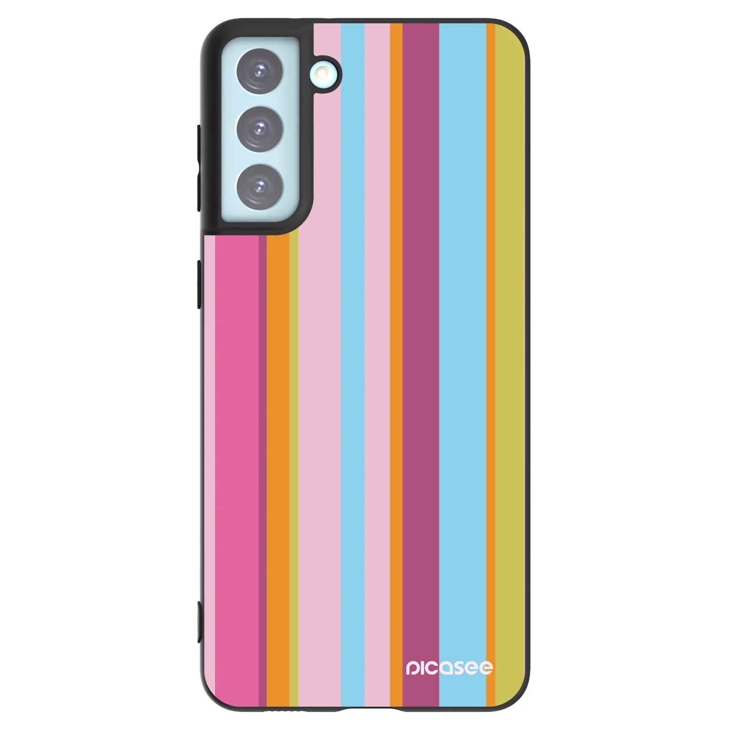Picasee silikonowe czarne etui na Samsung Galaxy S21+ 5G G996F - Golden hour