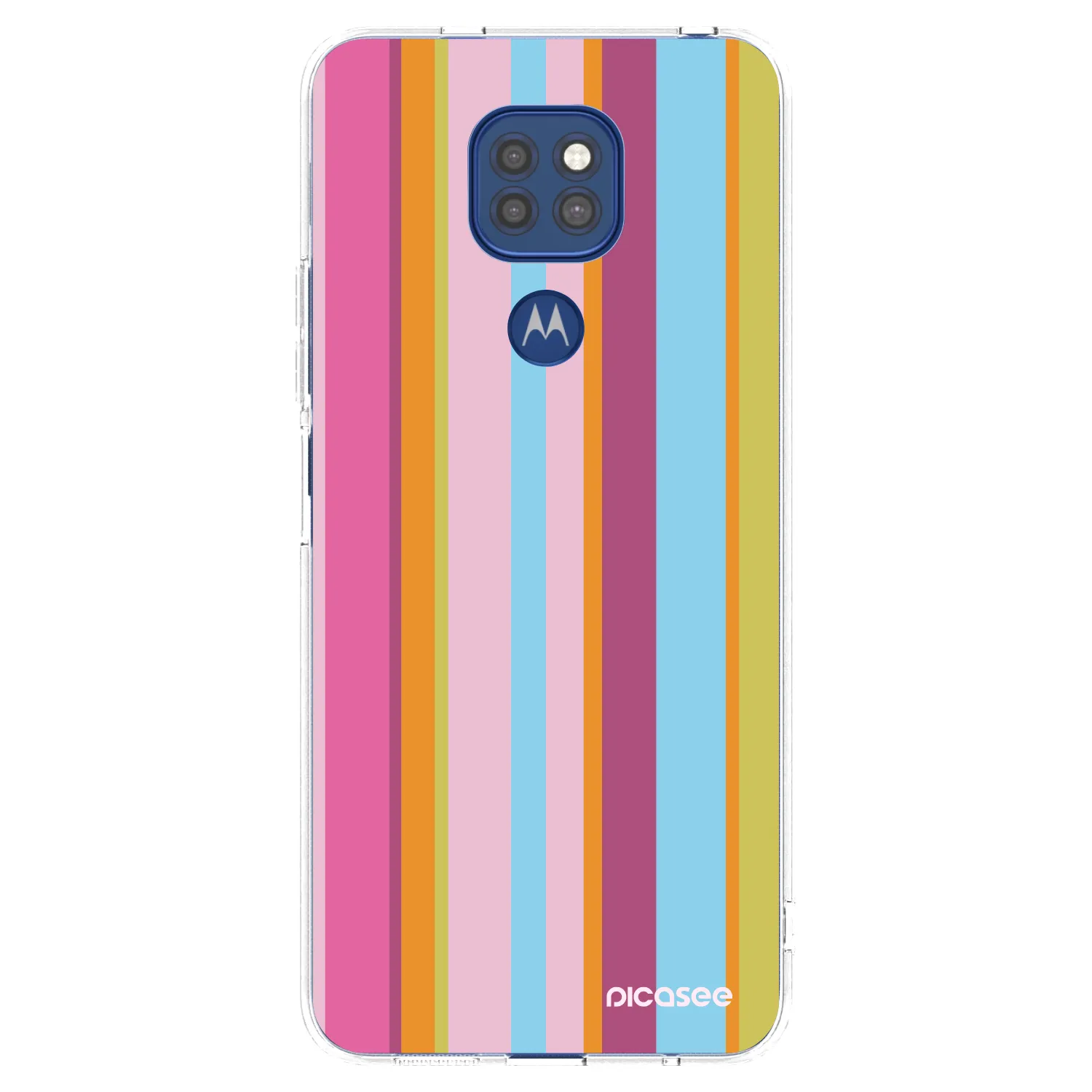 Picasee silikonowe przeźroczyste etui na Motorola Moto G9 Play - Golden hour