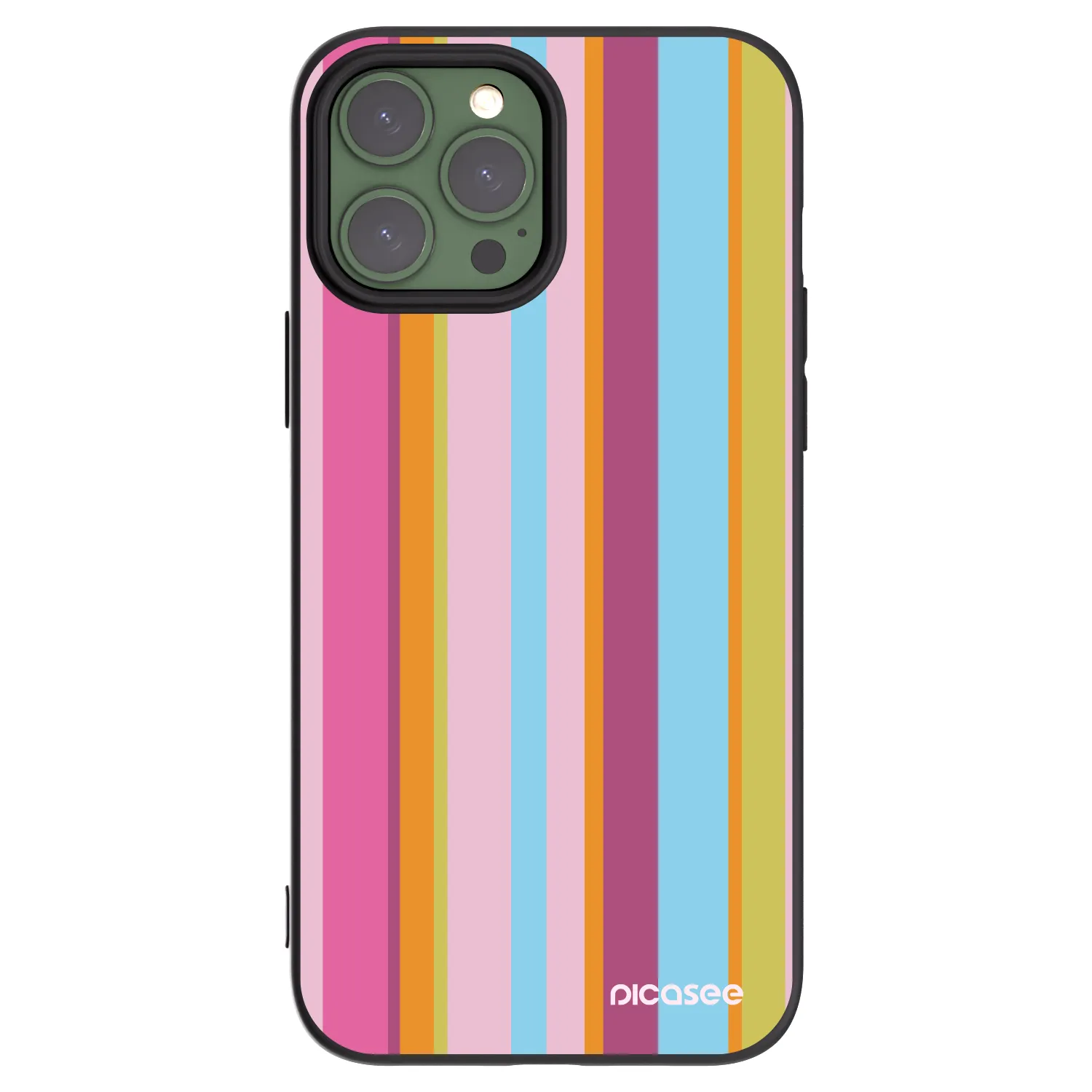 Picasee silikonowe czarne etui na Apple iPhone 13 Pro Max - Golden hour