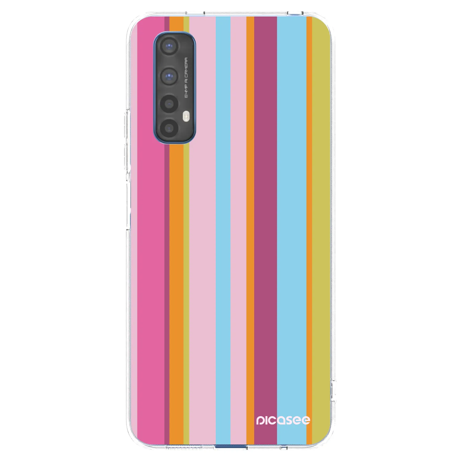 Picasee silikonowe przeźroczyste etui na Realme 7 - Golden hour
