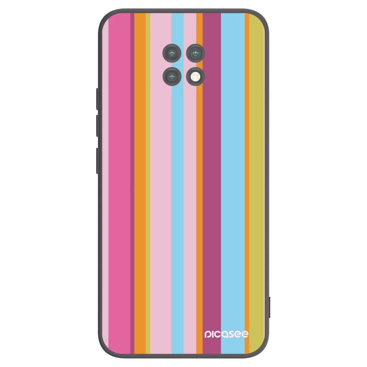 Picasee silikonowe czarne etui na Xiaomi Redmi Note 9T - Golden hour