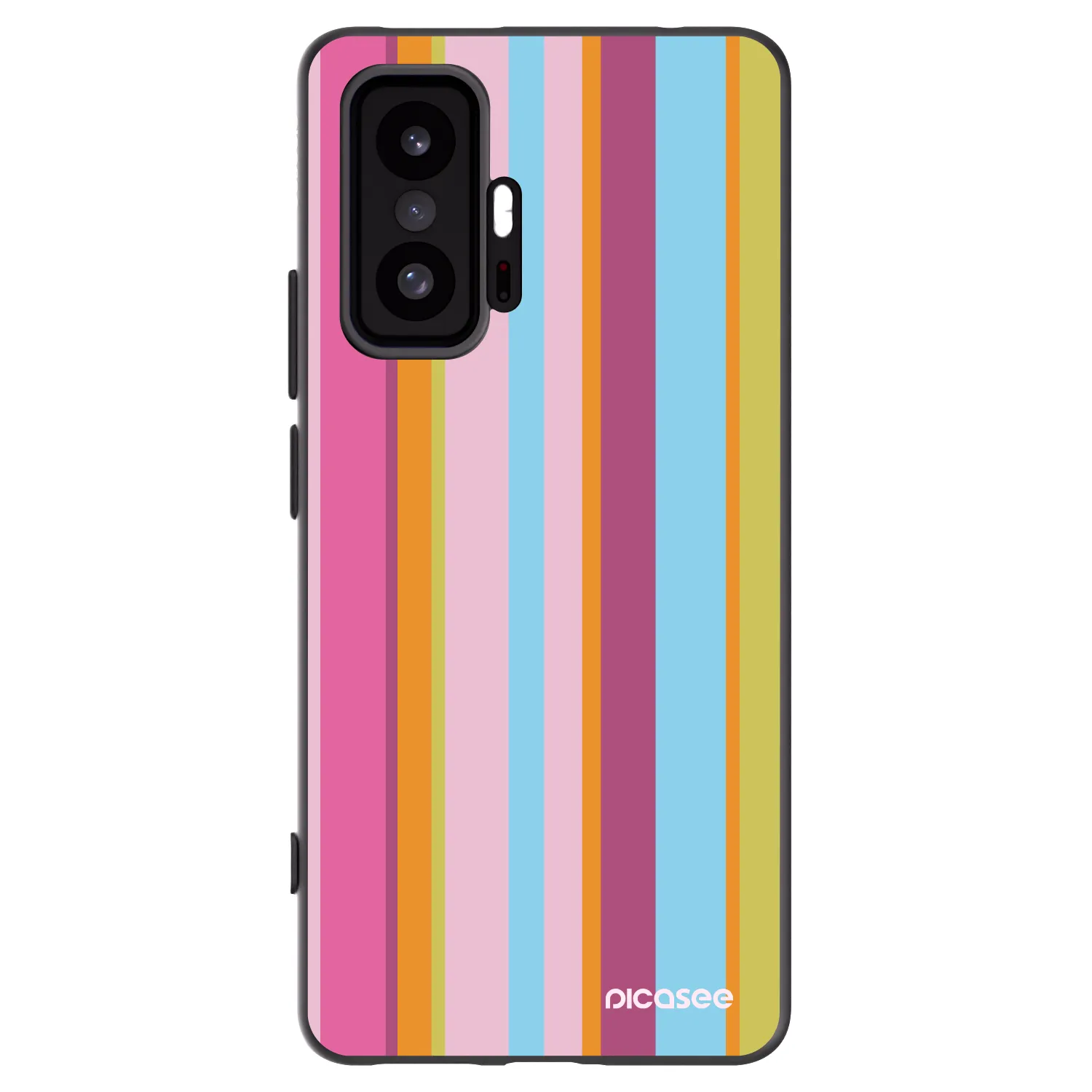Picasee silikonowe czarne etui na Xiaomi 11T - Golden hour