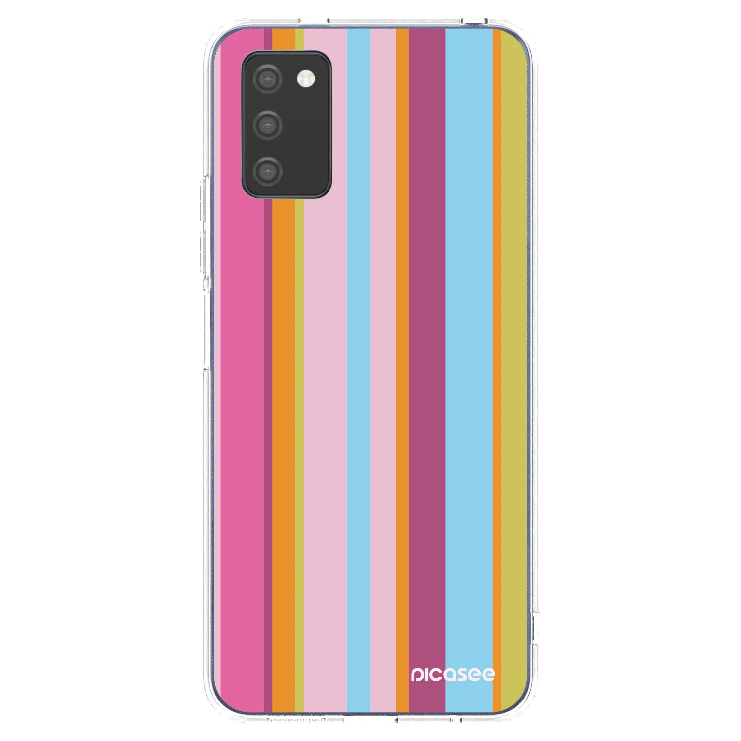 Picasee silikonowe przeźroczyste etui na Samsung Galaxy A03s A037G - Golden hour