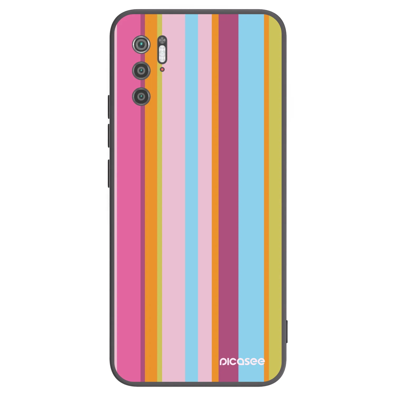 Picasee silikonowe czarne etui na Xiaomi Poco M3 Pro 5G - Golden hour