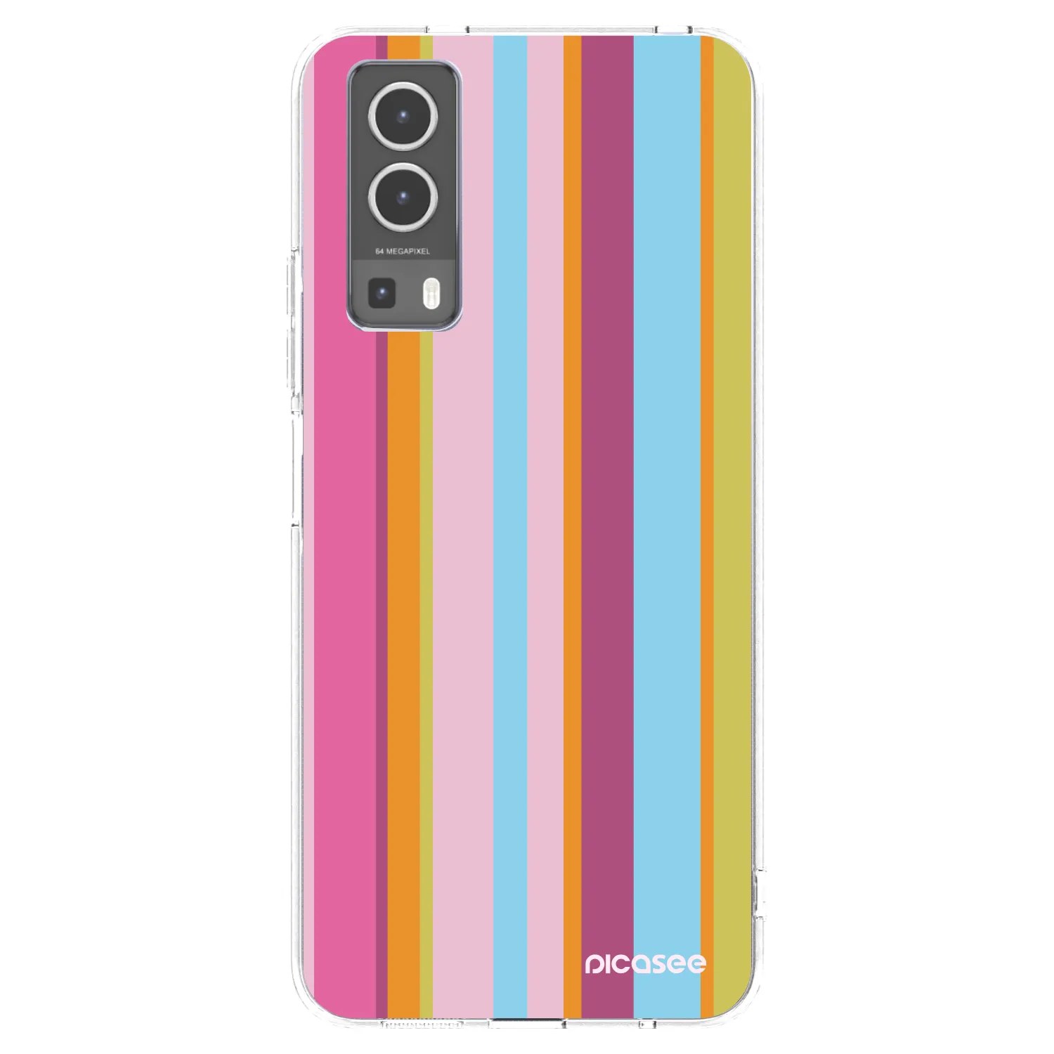 Picasee silikonowe przeźroczyste etui na Vivo Y72 5G - Golden hour