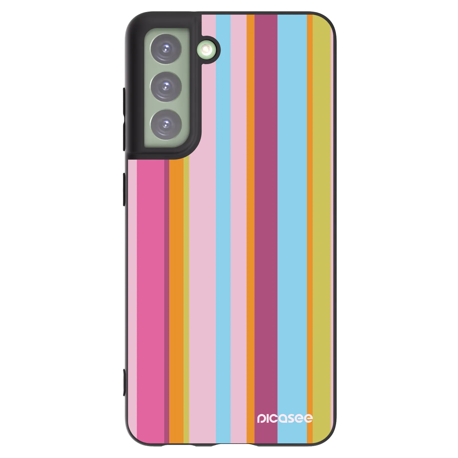 Picasee silikonowe czarne etui na Samsung Galaxy S21 FE 5G - Golden hour