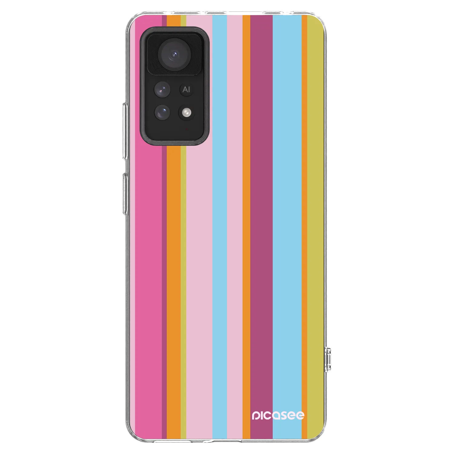 Picasee silikonowe przeźroczyste etui na Xiaomi Redmi Note 11 Pro - Golden hour