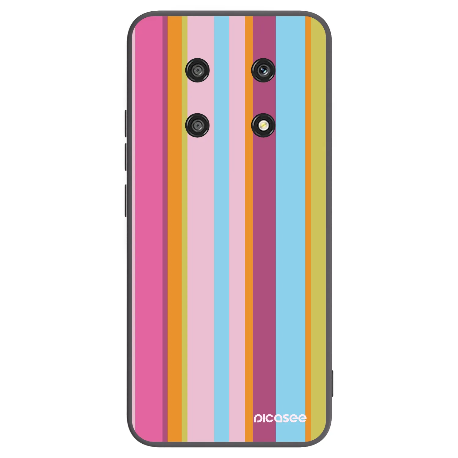 Picasee silikonowe czarne etui na Honor Magic4 Lite 5G - Golden hour