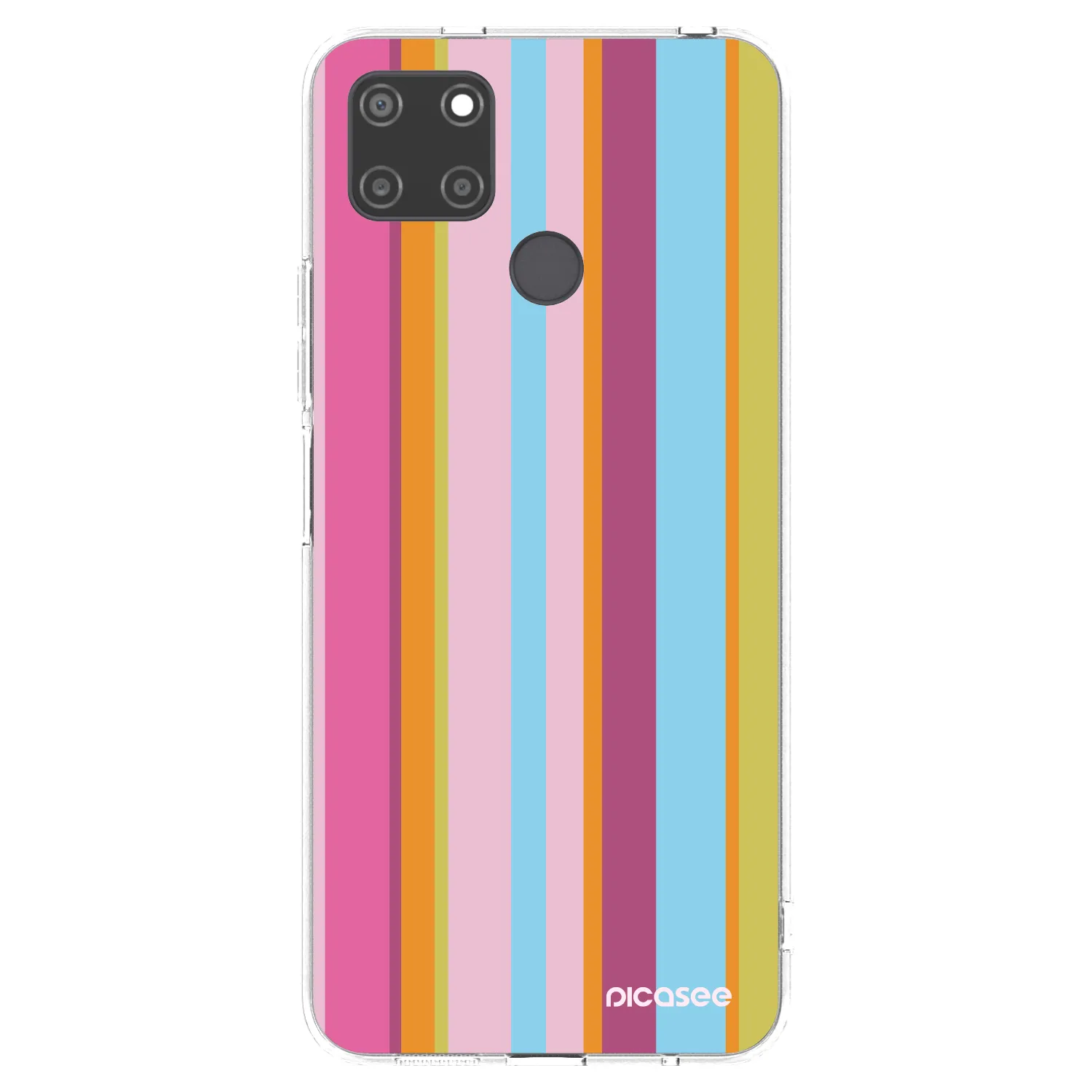 Picasee silikonowe przeźroczyste etui na Realme C21Y - Golden hour