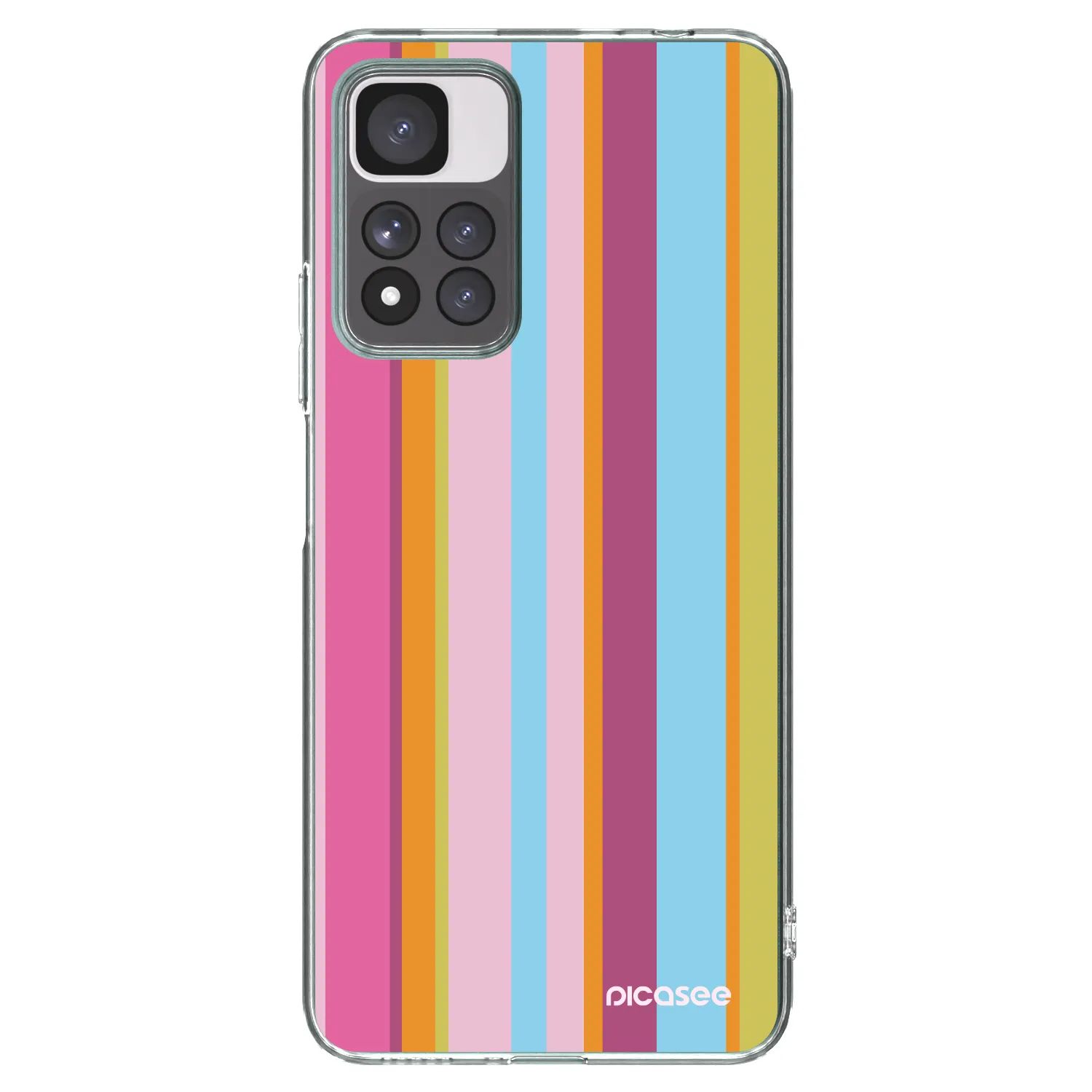 Picasee silikonowe przeźroczyste etui na Xiaomi Redmi Note 11 Pro+ 5G - Golden hour