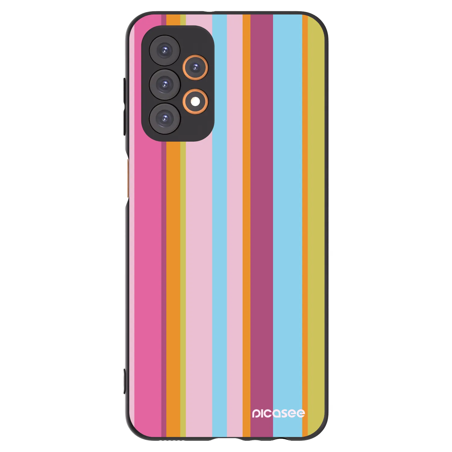 Picasee silikonowe czarne etui na Samsung Galaxy A23 A236B 5G - Golden hour