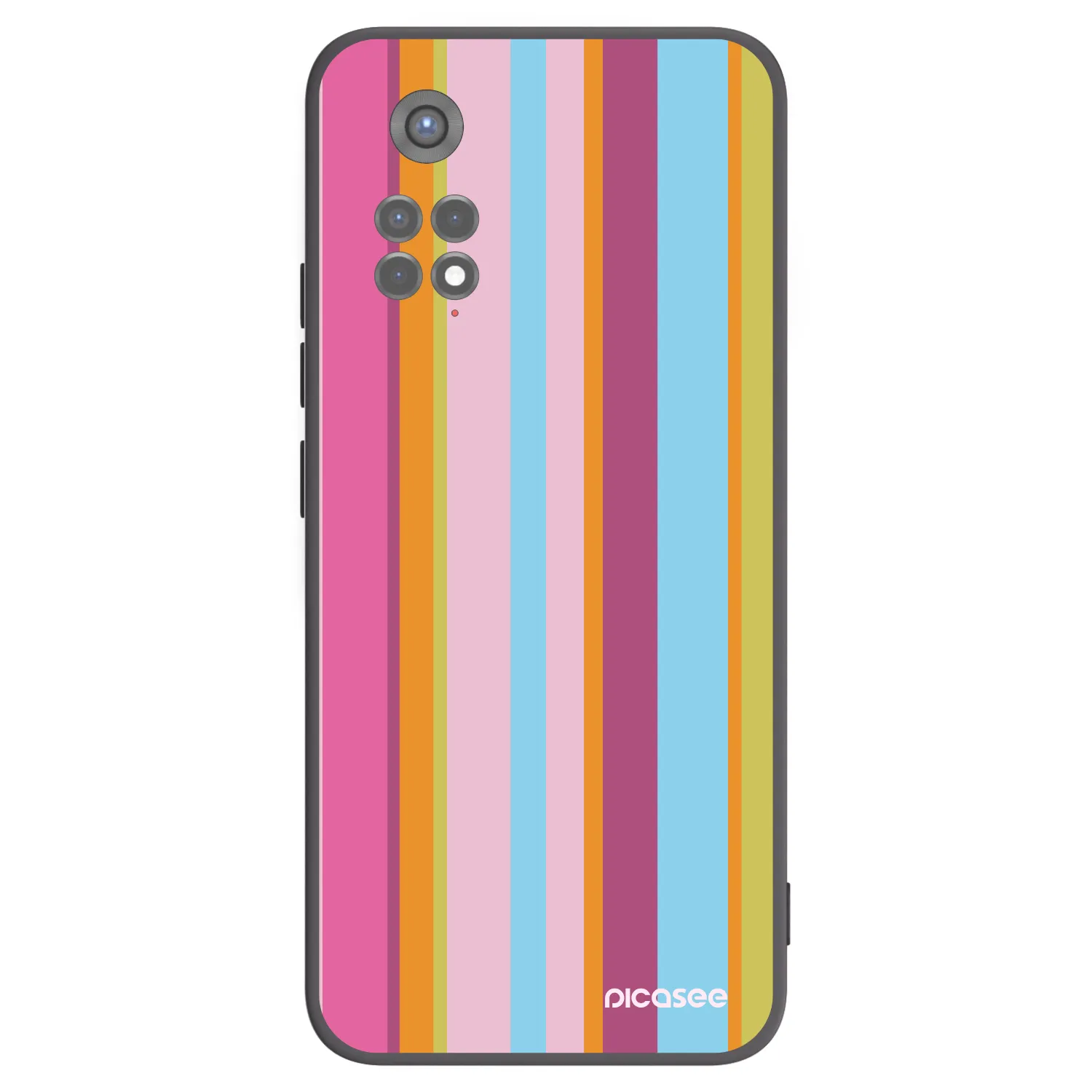 Picasee silikonowe czarne etui na Xiaomi Redmi Note 11S 5G - Golden hour