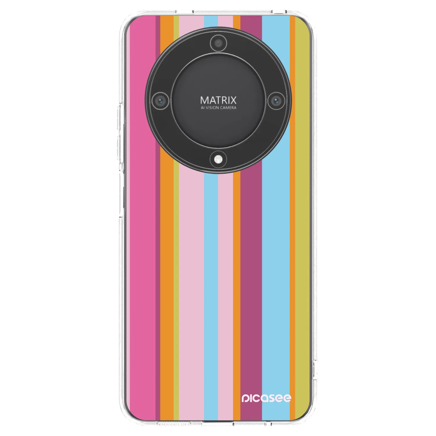 Picasee silikonowe przeźroczyste etui na Honor Magic5 Lite 5G - Golden hour