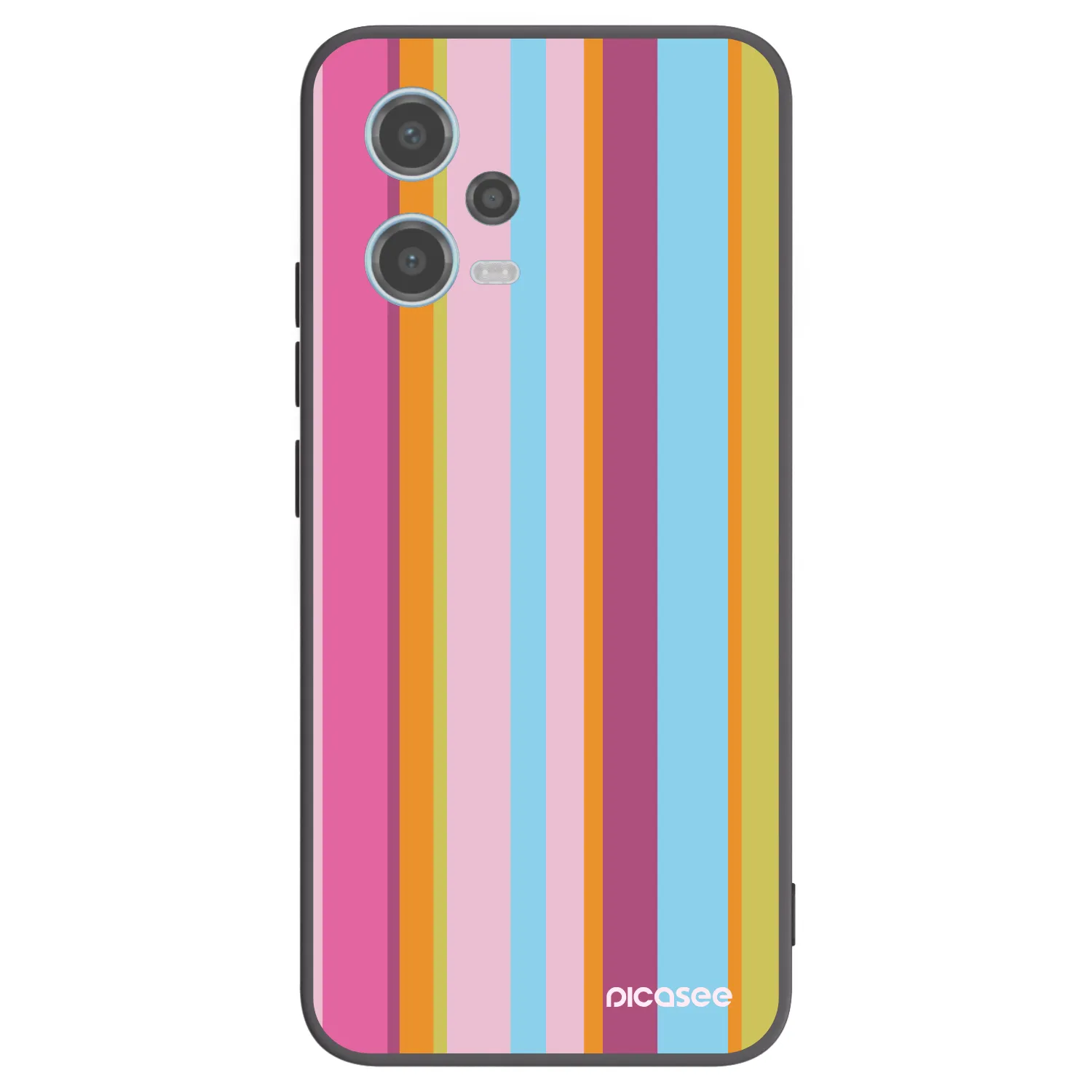 Picasee silikonowe czarne etui na Xiaomi Redmi Note 12 5G - Golden hour
