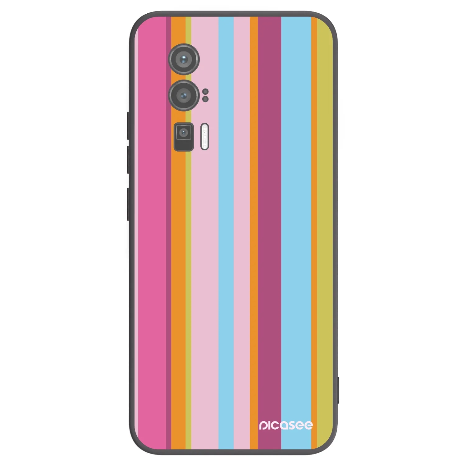 Picasee silikonowe czarne etui na Xiaomi Poco F5 Pro 5G - Golden hour