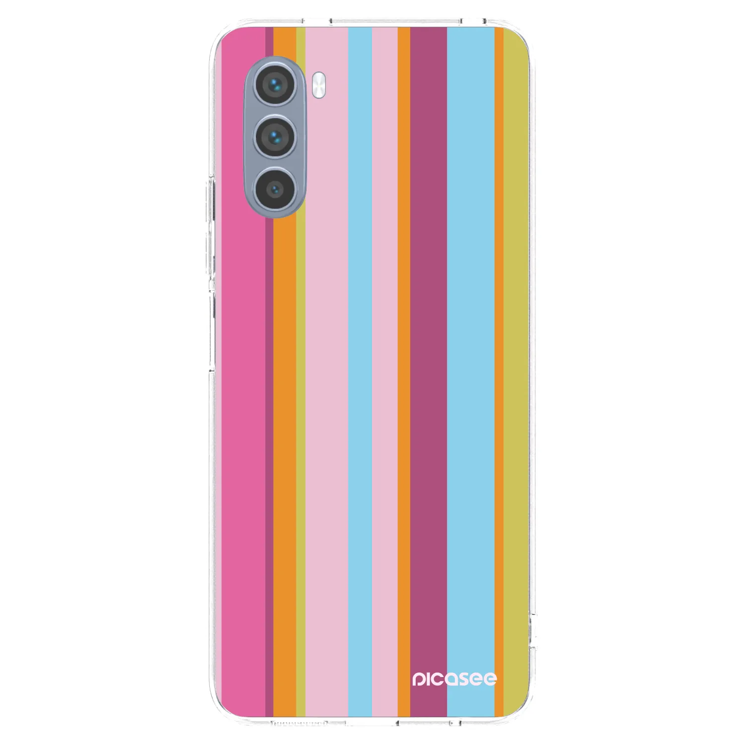 Picasee silikonowe przeźroczyste etui na Motorola Moto G62 - Golden hour