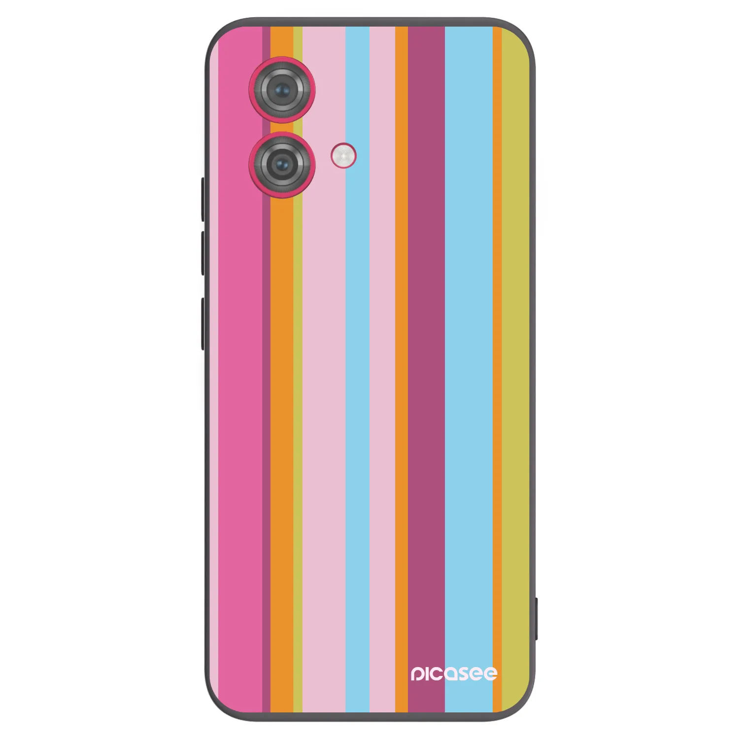 Picasee silikonowe czarne etui na Motorola Moto G84 5G - Golden hour