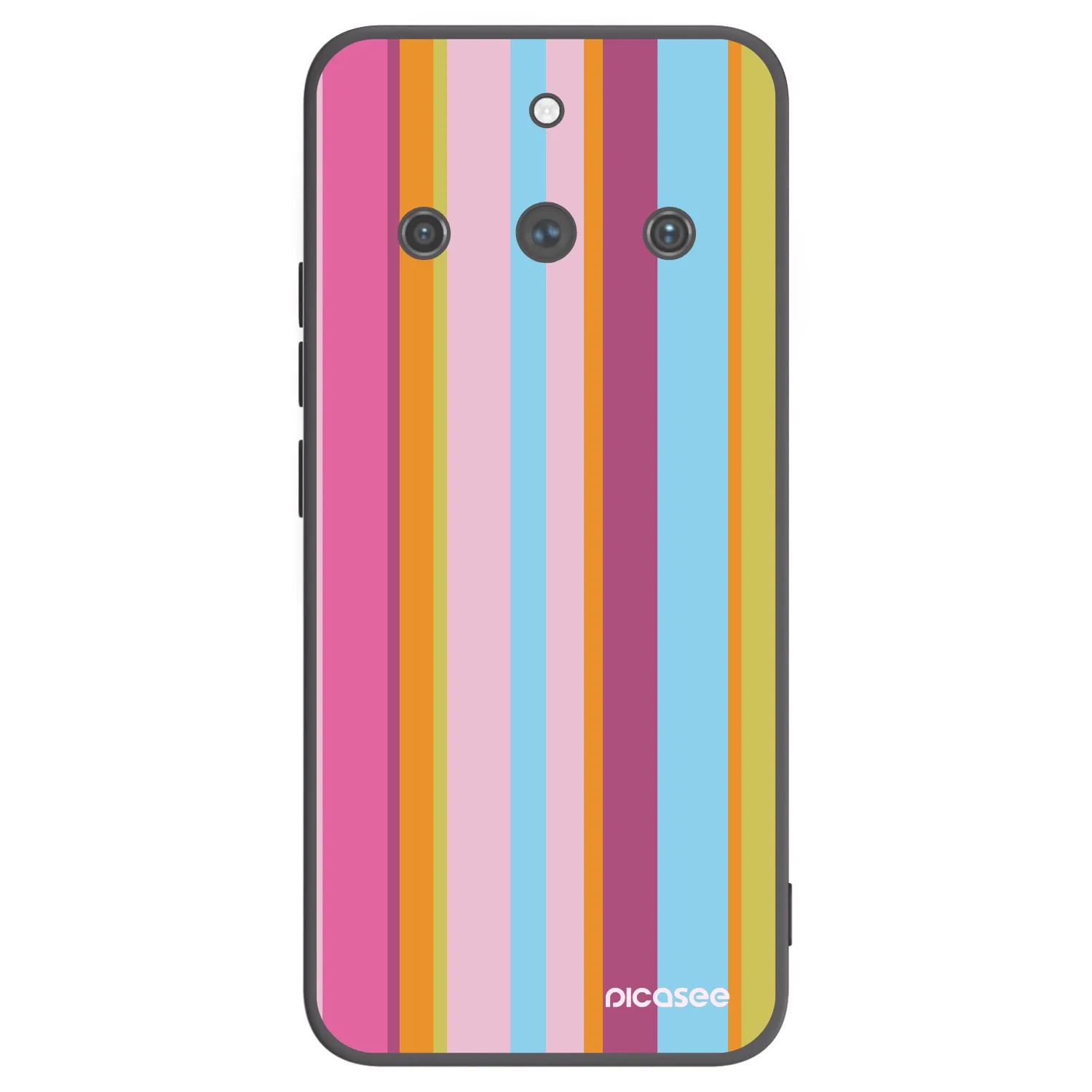Picasee silikonowe czarne etui na Realme 11 Pro+ - Golden hour