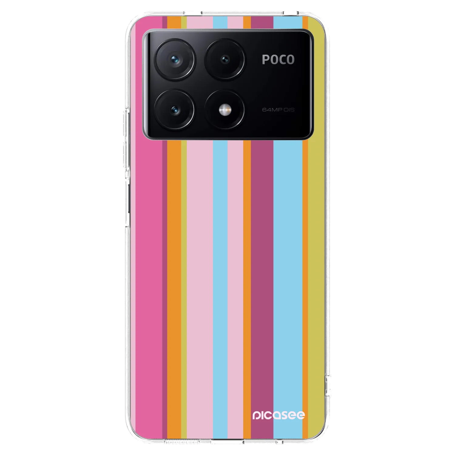 Picasee silikonowe przeźroczyste etui na Xiaomi Poco X6 Pro - Golden hour