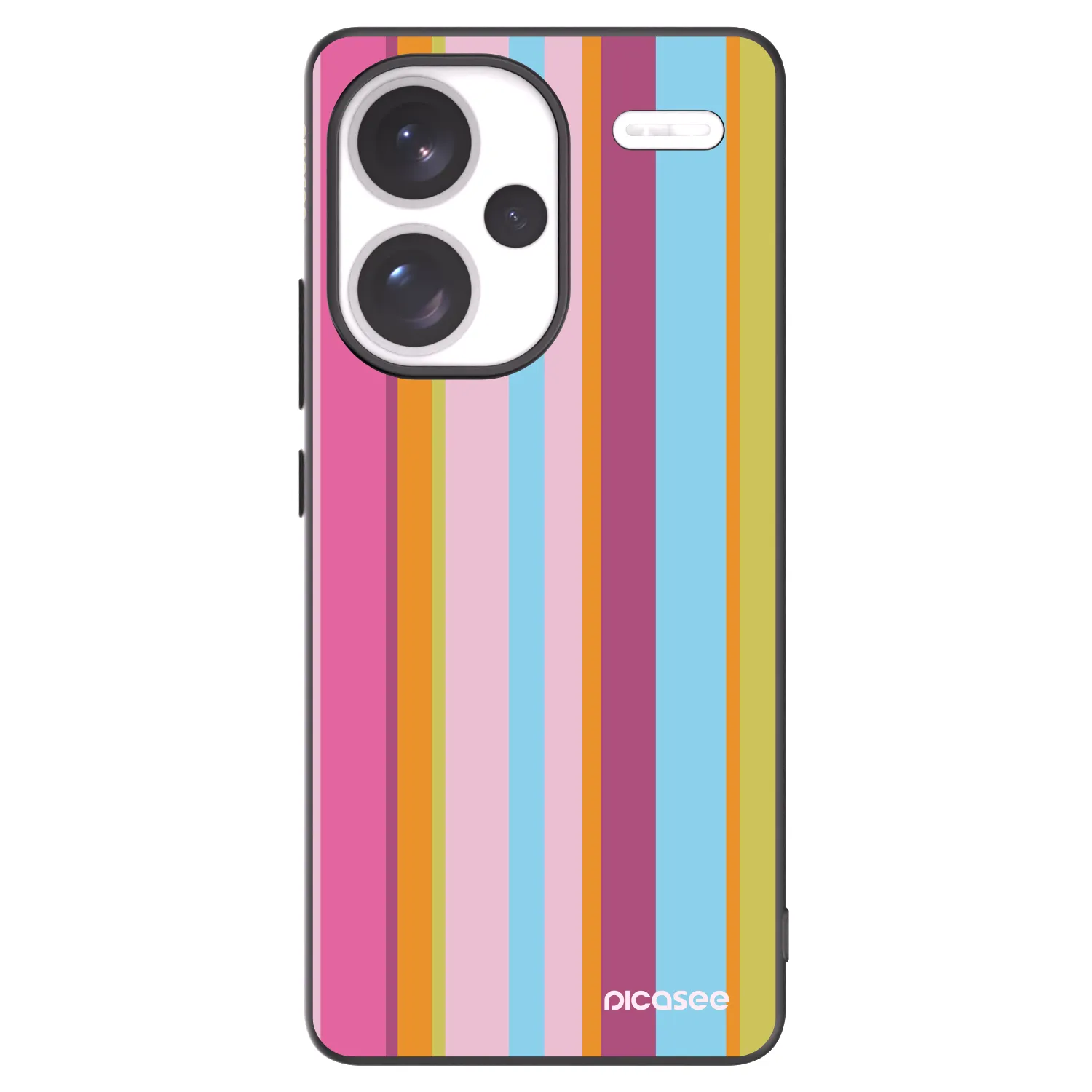 Picasee silikonowe czarne etui na Xiaomi Redmi Note 13 Pro+ 5G - Golden hour
