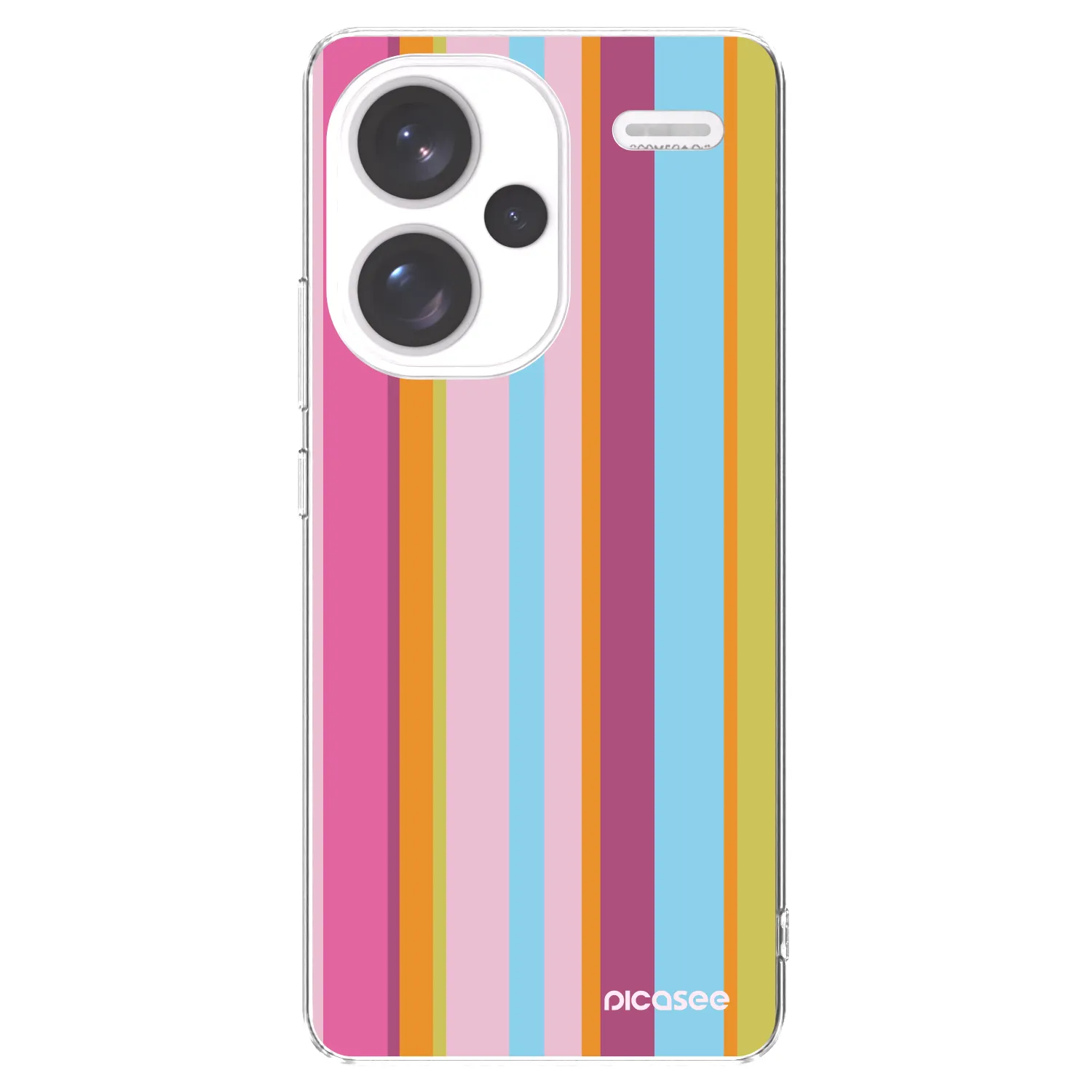 Picasee silikonowe przeźroczyste etui na Xiaomi Redmi Note 13 Pro+ 5G - Golden hour