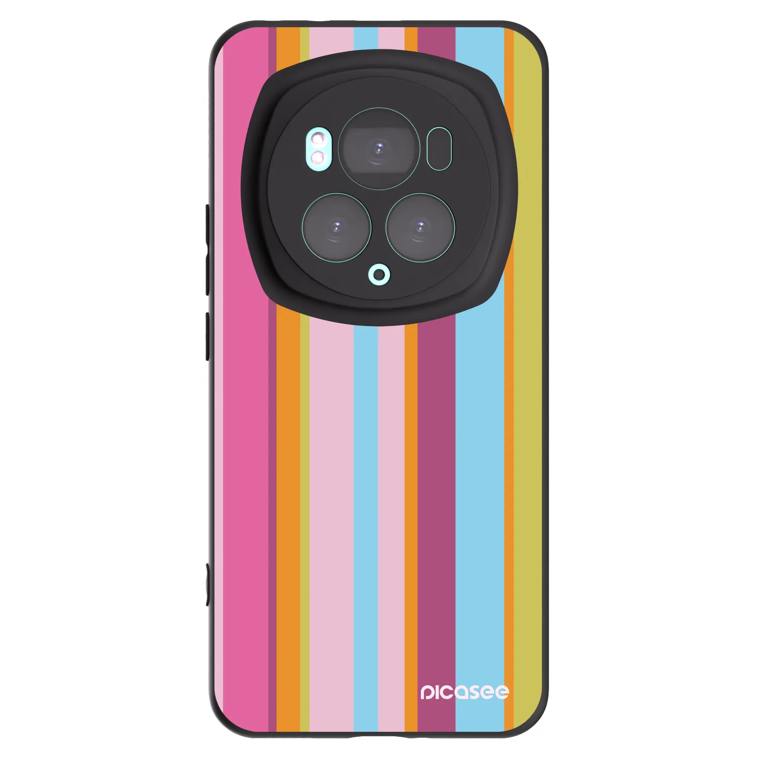 Picasee silikonowe czarne etui na Honor Magic6 Pro - Golden hour