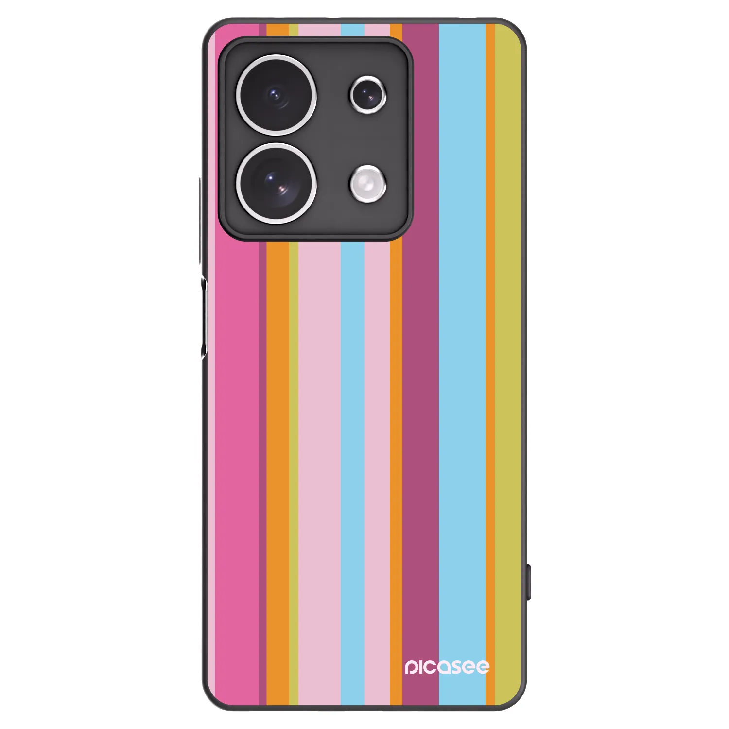 Picasee silikonowe czarne etui na Xiaomi Redmi Note 13 4G - Golden hour