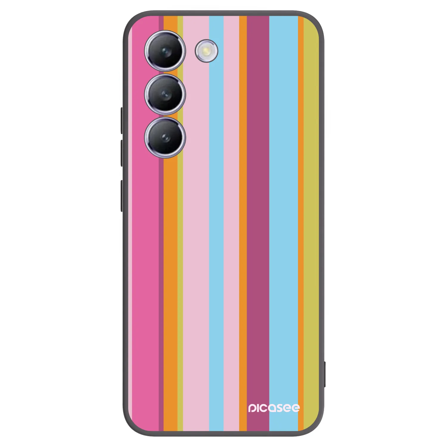 Picasee silikonowe czarne etui na Vivo V40 SE 5G - Golden hour