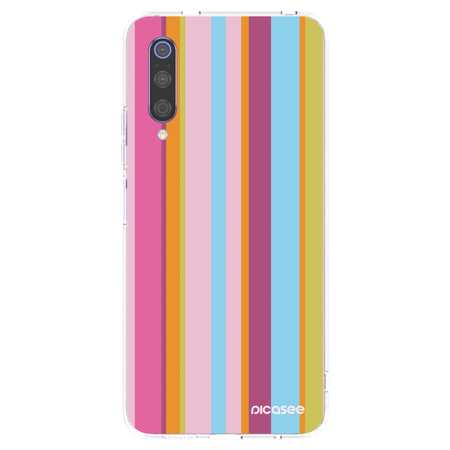 Picasee silikonowe przeźroczyste etui na Xiaomi Mi 9 - Golden hour