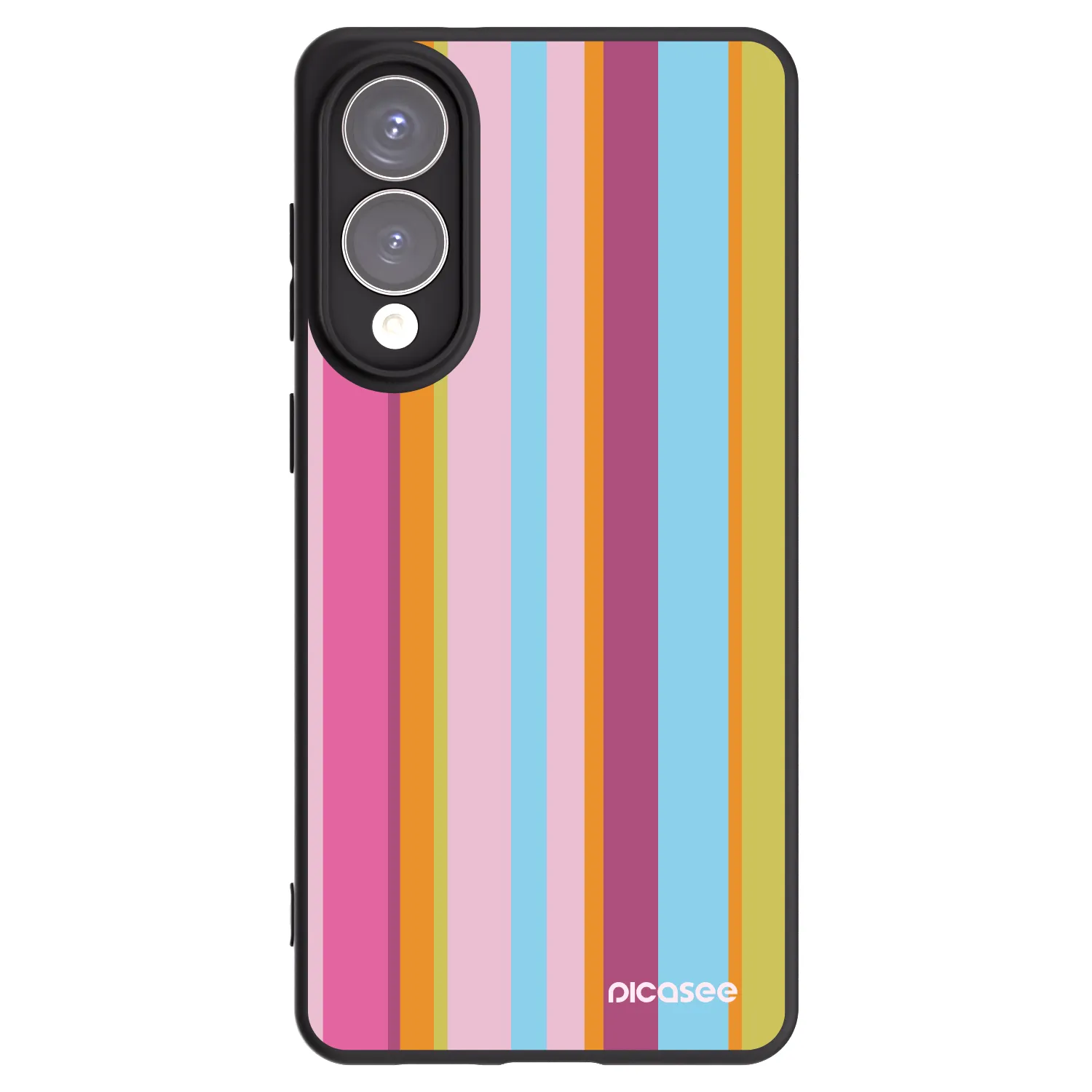Picasee silikonowe czarne etui na Samsung Galaxy S25 Edge 5G - Golden hour