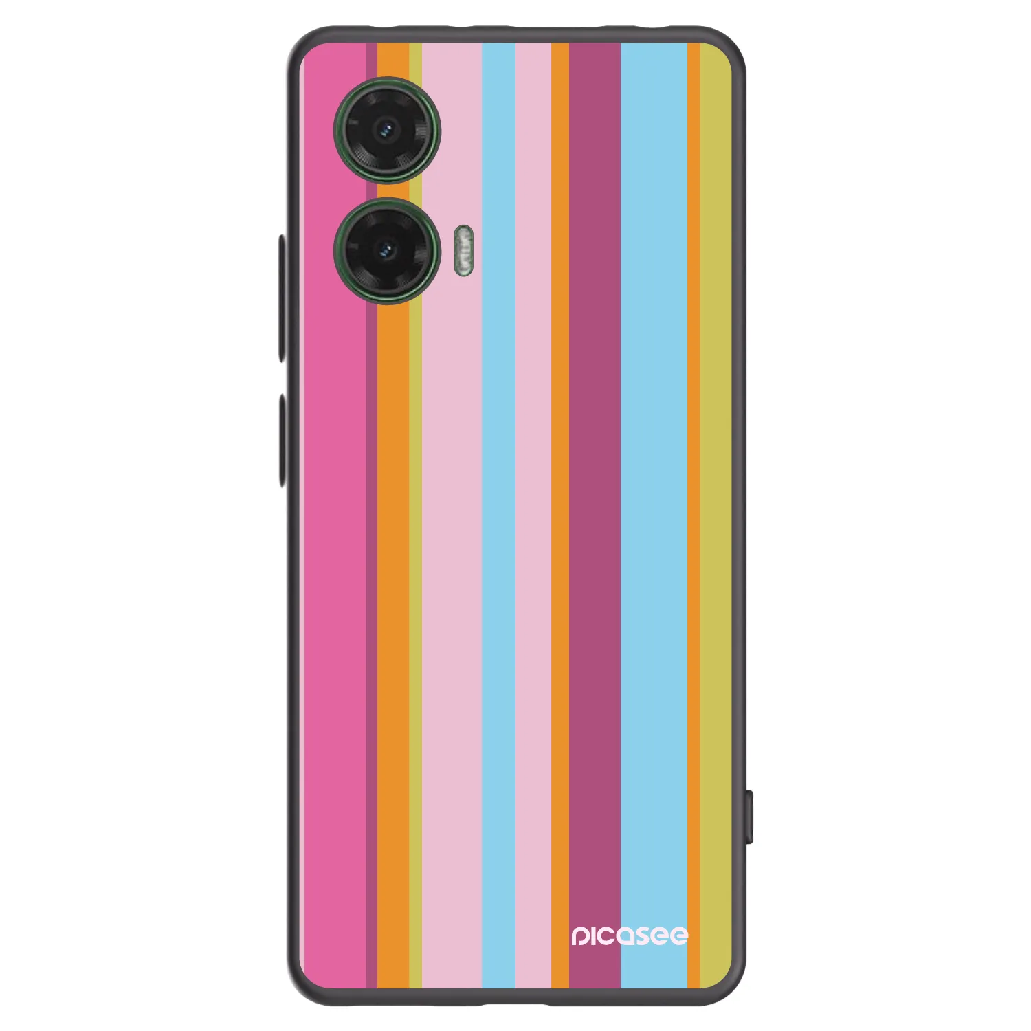 Picasee silikonowe czarne etui na Motorola Moto G35 5G - Golden hour