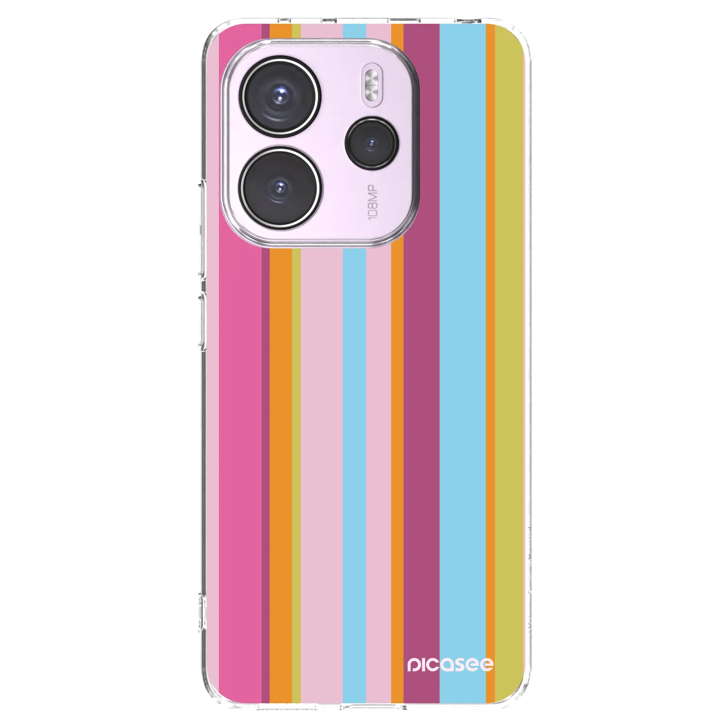 Picasee silikonowe przeźroczyste etui na Xiaomi Redmi Note 14 4G - Golden hour