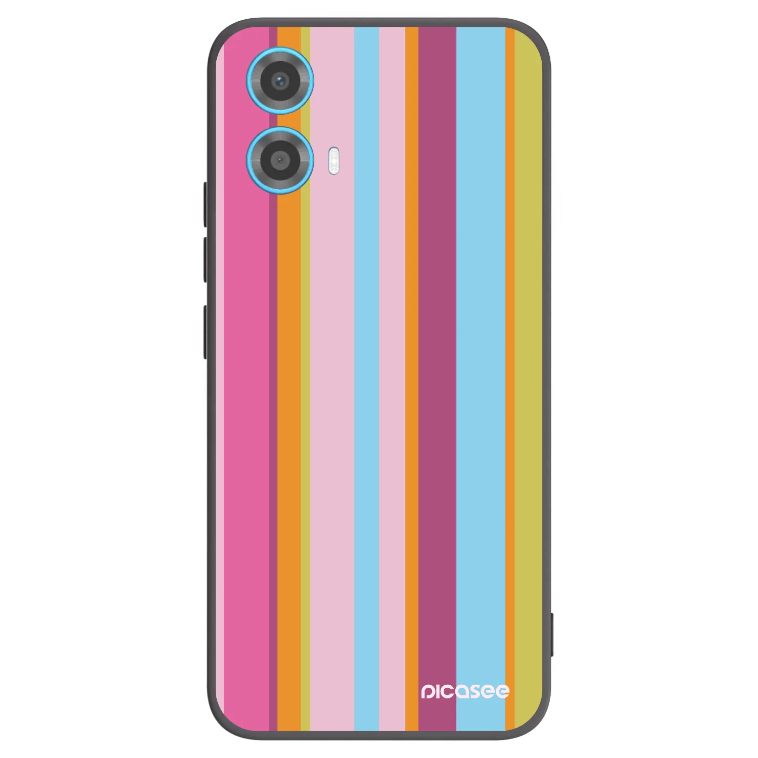 Picasee silikonowe czarne etui na Motorola Moto G34 5G - Golden hour
