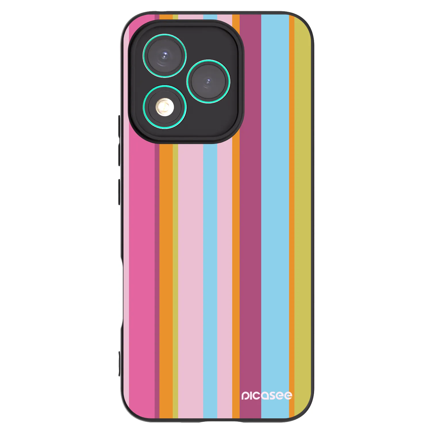 Picasee silikonowe czarne etui na Honor 400 Lite 5G - Golden hour