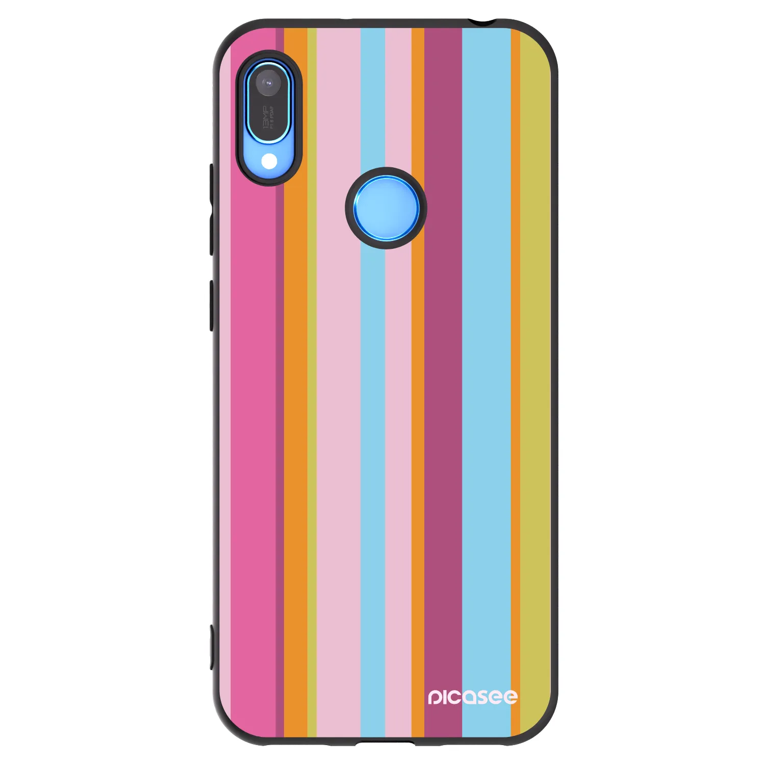 Picasee silikonowe czarne etui na Huawei Y6 2019 - Golden hour
