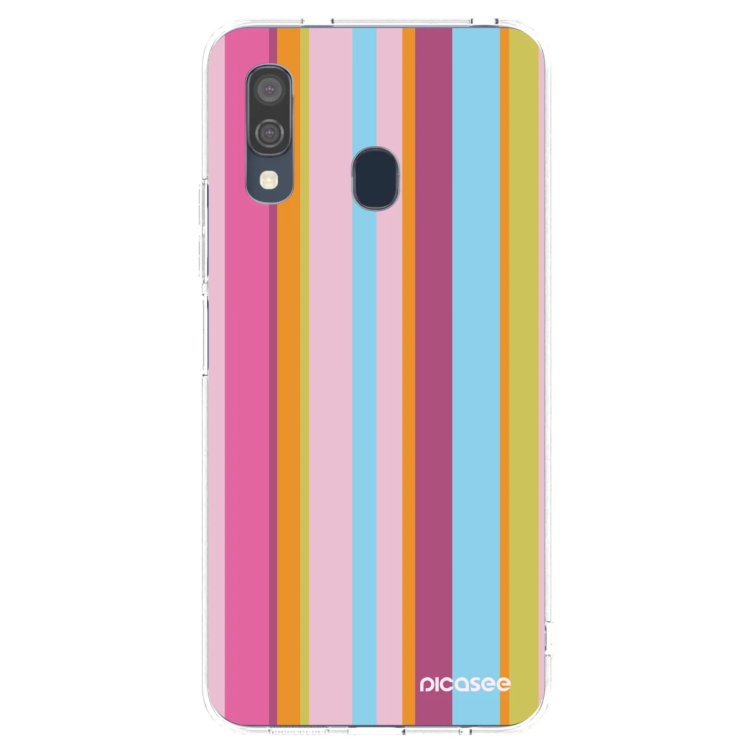 Picasee silikonowe przeźroczyste etui na Samsung Galaxy A40 A405F - Golden hour