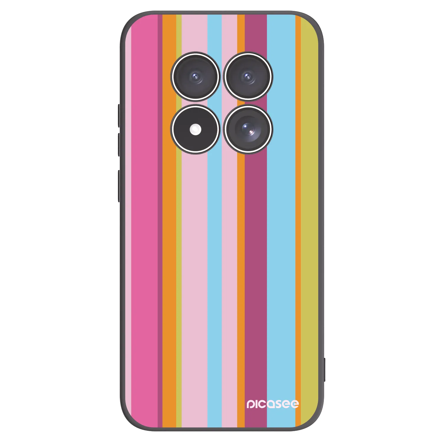 Picasee silikonowe czarne etui na Xiaomi Redmi Note 15 Pro 4G - Golden hour