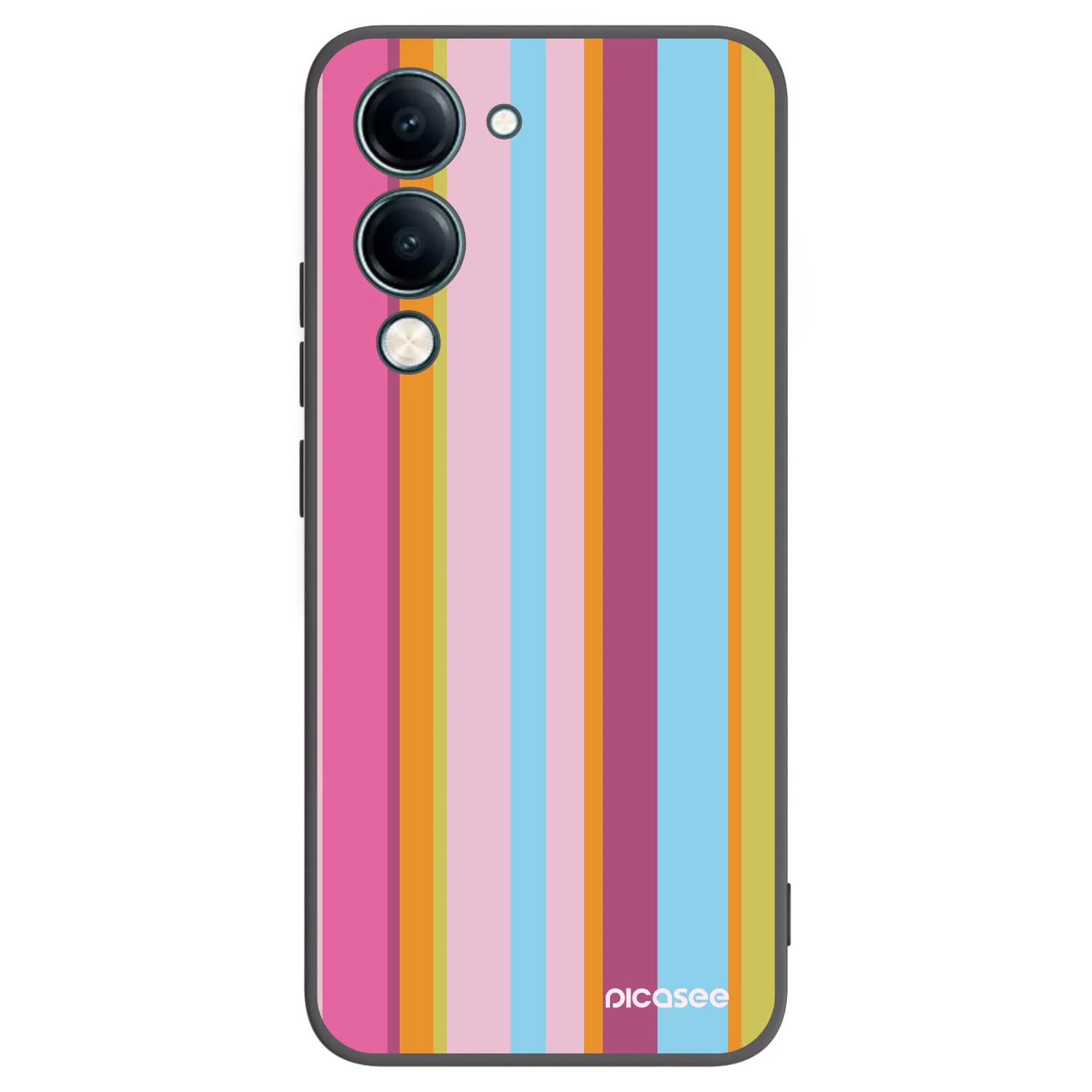 Picasee silikonowe czarne etui na Vivo Y29s 5G - Golden hour